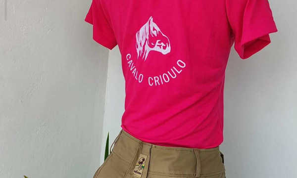 Camisa polo feminina